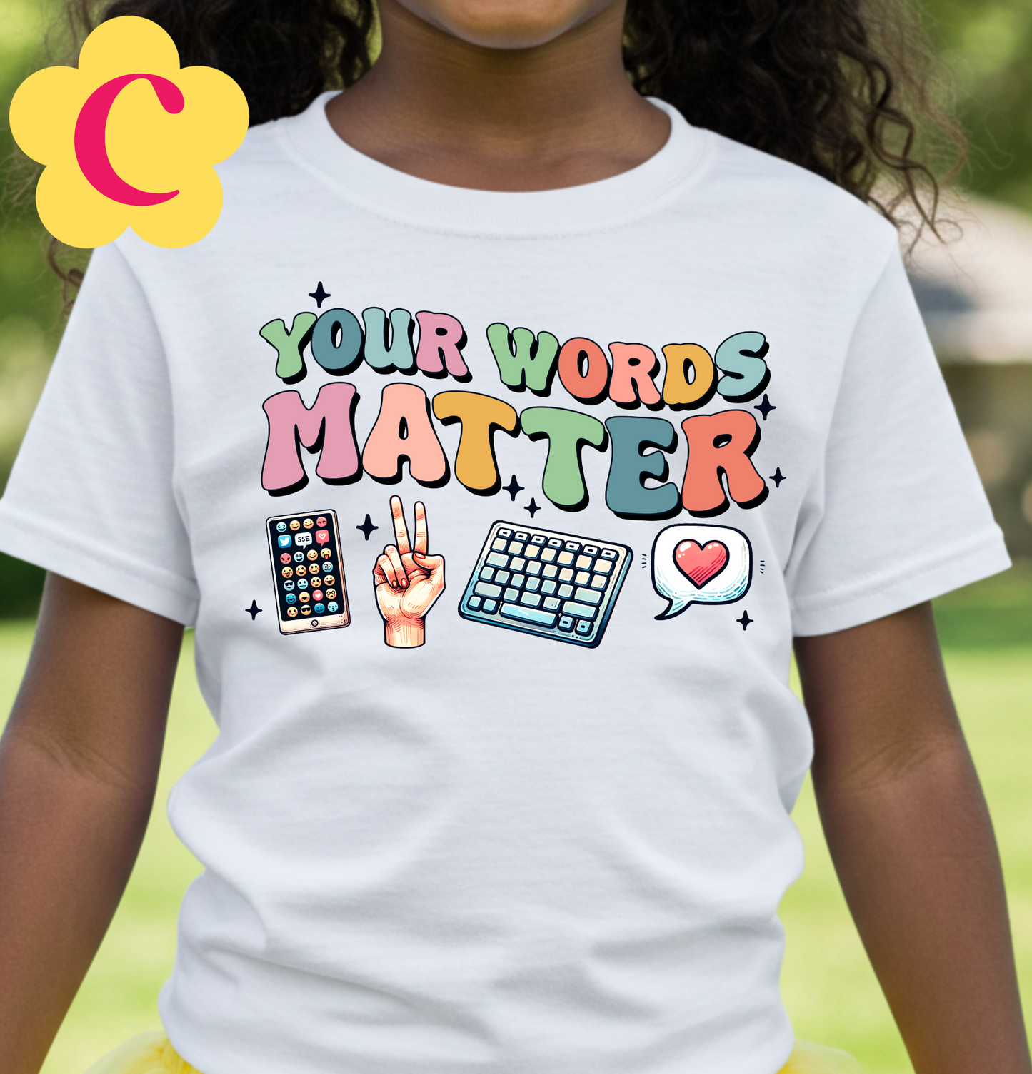 You Words Matter Kids Shirt