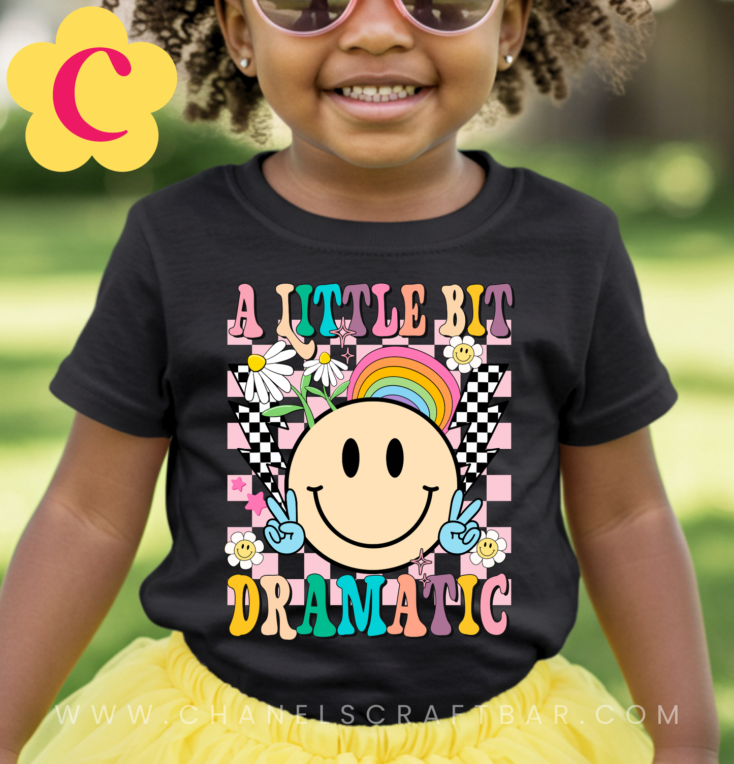 A Little Bit Dramatic Kids Shirt
