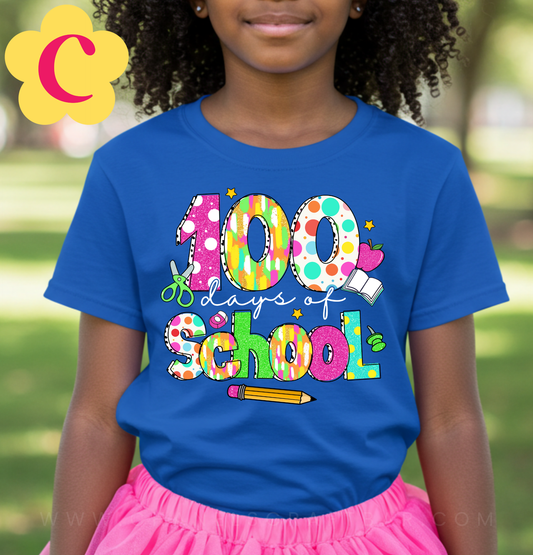 100 Days Of School Kids Shirt
