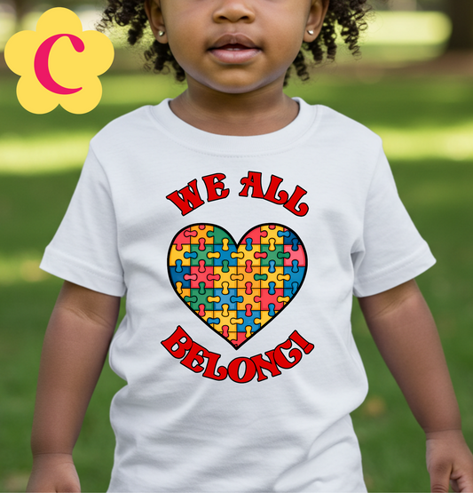 We All Belong Kids Shirt