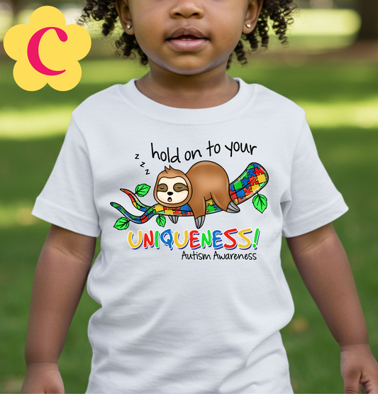 Hold On To Your Uniqueness Kids Shirt