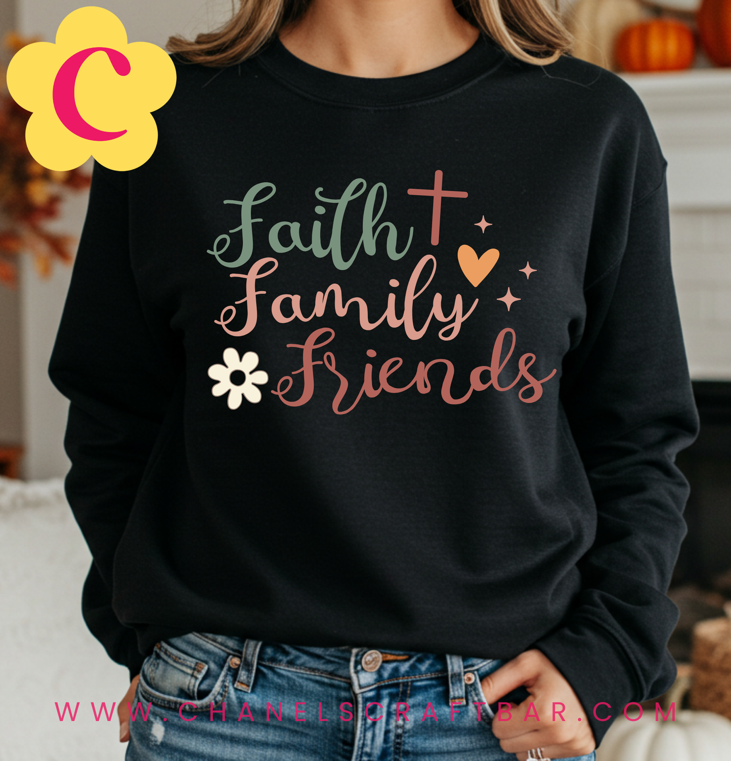 Faith Family Friends Crewneck