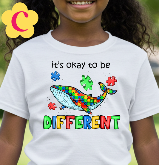 It's Okay To Be Different Kids Shirt