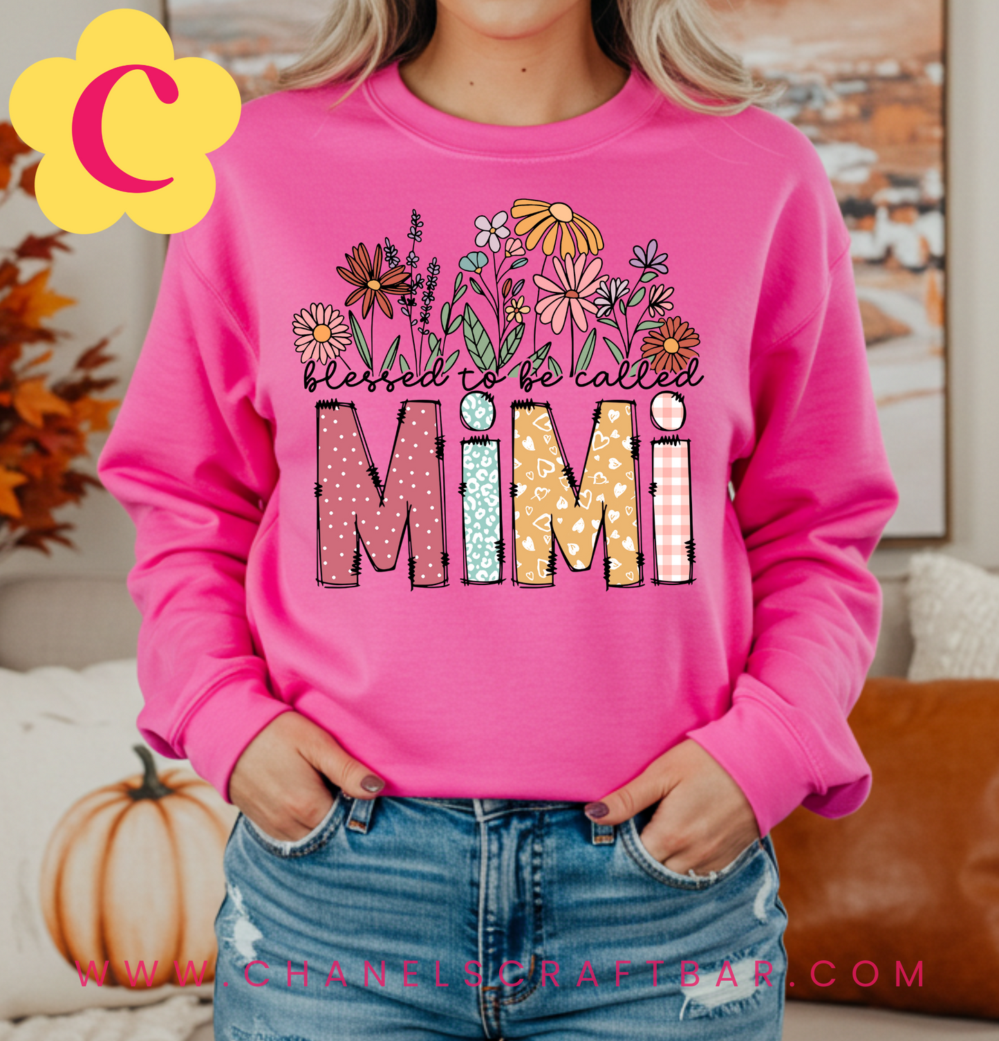 Grandma, Mimi, Nana, Mamaw Crewneck