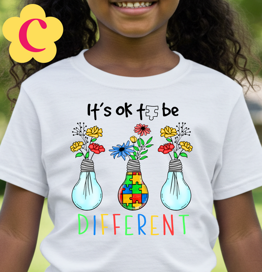 It's Okay To Be Different Kids Shirt