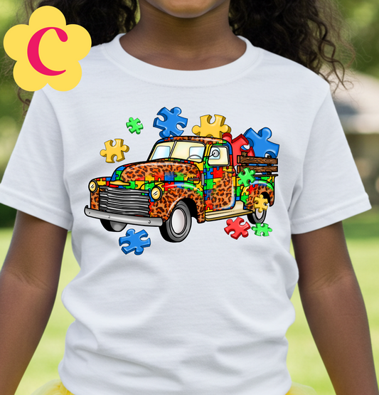 I Wear Blue For Autism Kids Shirt