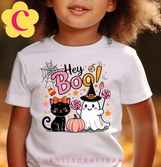 Hey Boo Halloween Shirt