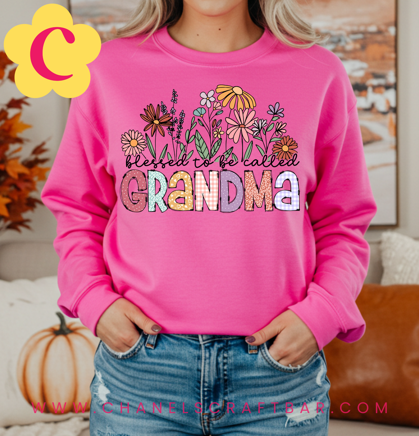 Grandma, Mimi, Nana, Mamaw Crewneck