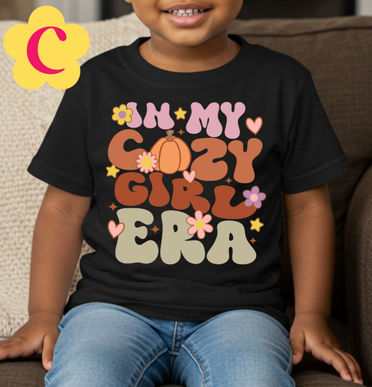 In My Cozy Girl Era Kids Shirt