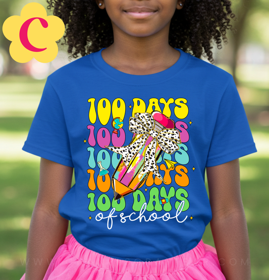 100 Days Of School Kids Shirt
