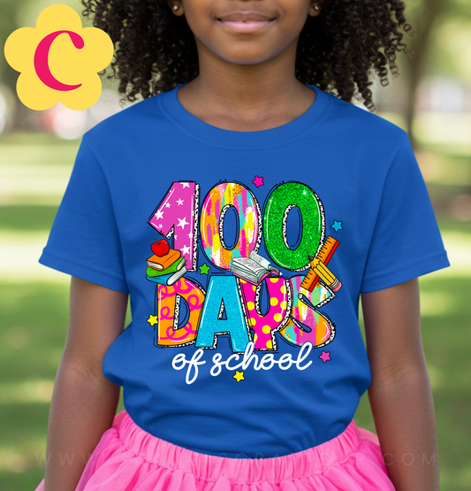 100 Days Of School Kids Shirt