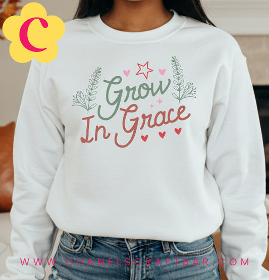 Grow In Grace Crewneck