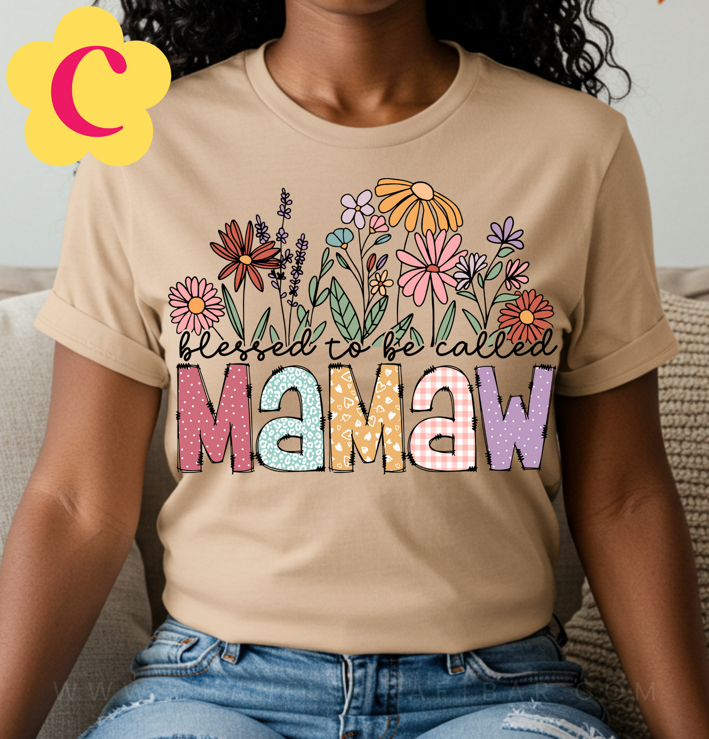 Grandma, Mimi, Nana, Mamaw T-Shirt