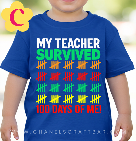 100 Days Of School Kids Shirt
