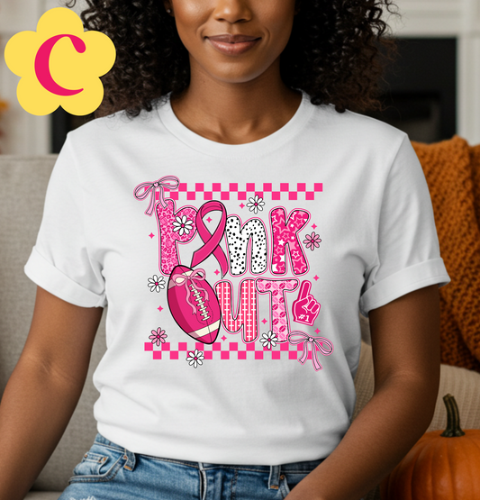 PINK OUT Breast Cancer Unisex T-Shirt