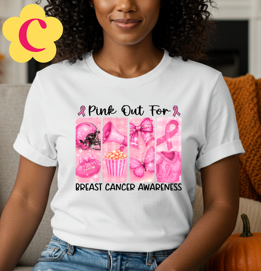 Pink Out | Breast Cancer Unisex Awareness T-Shirt