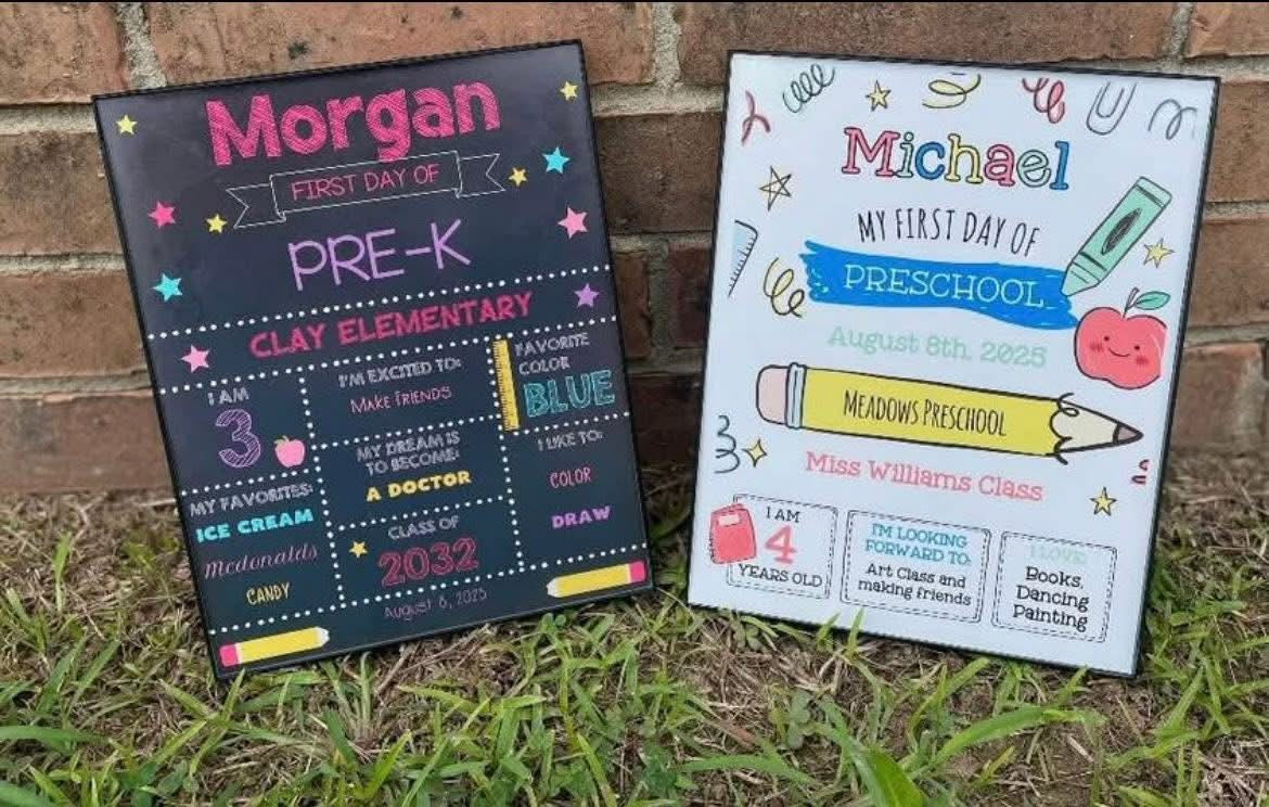 Back To School Signs