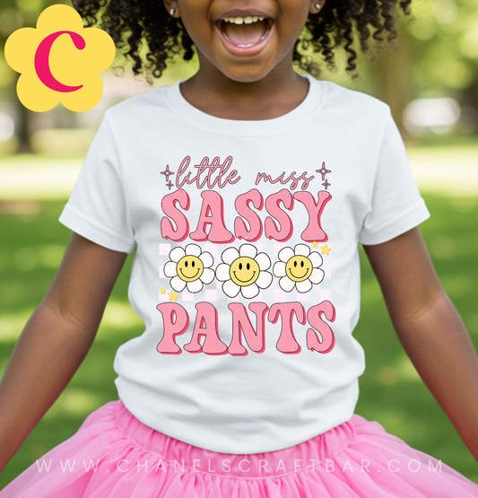 Little Miss Sassy Pants Kids Shirt