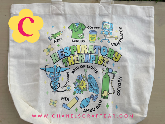 Respiratory Therapist Tote Bag